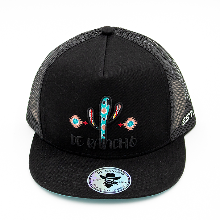 De Rancho Saguaro Hat (Black) DR069