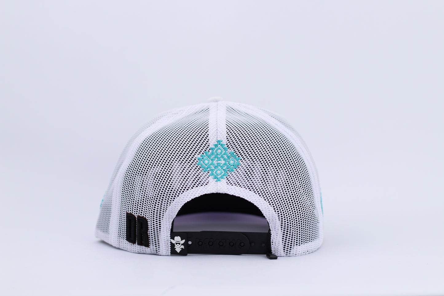 De Rancho Western Print Hat (White) DR246