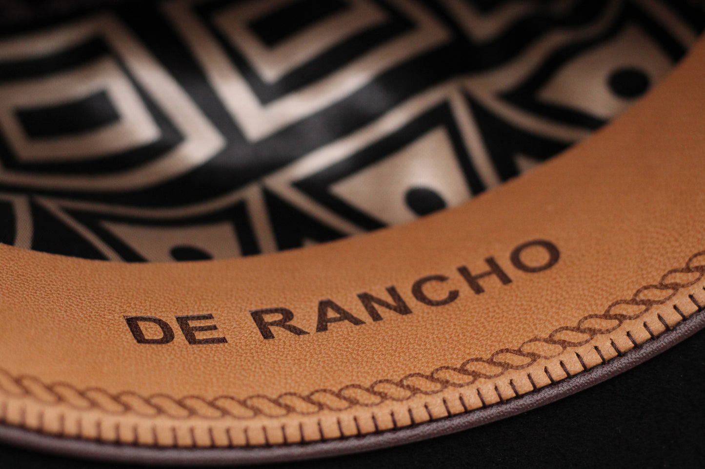 De Rancho Black Mini Tejana with Silver Buckle