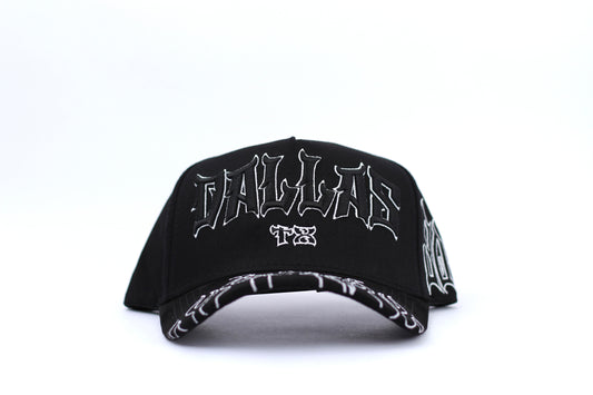 De Rancho a-frame hat Dallas (Black) DR271