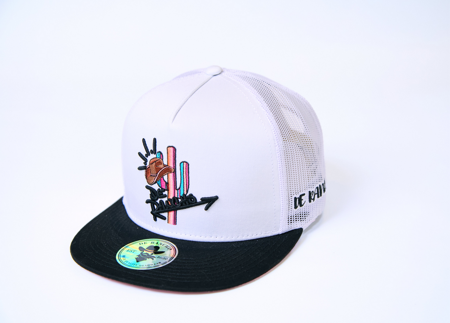 De Rancho Texana/Cactus Hat (White/Black) DR091