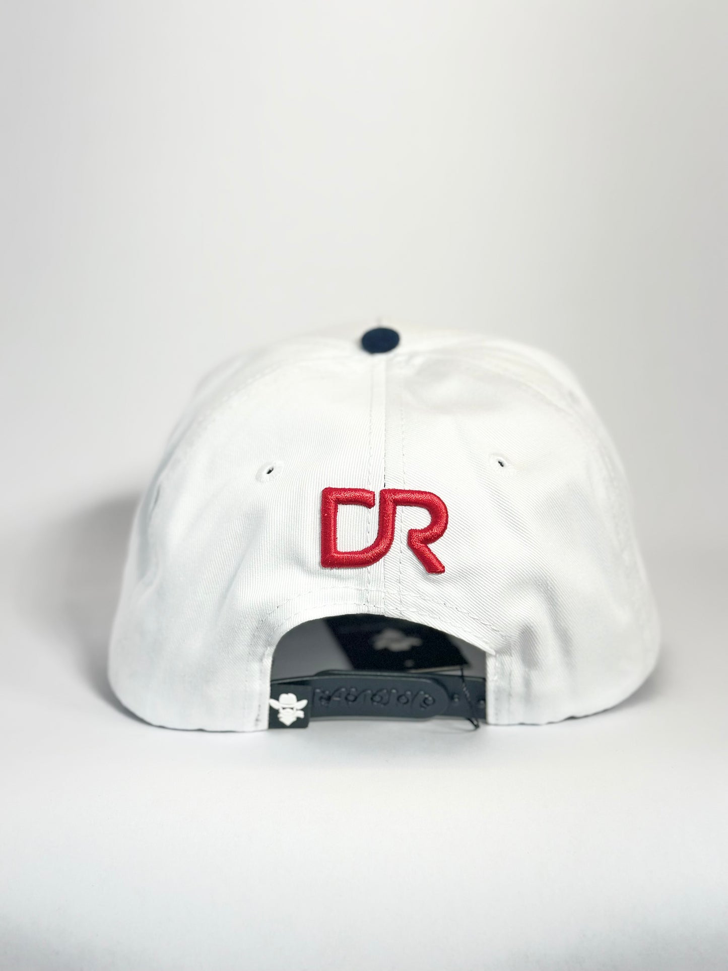 De Rancho Suede Ball Cap (Navy Blue/White) DR238