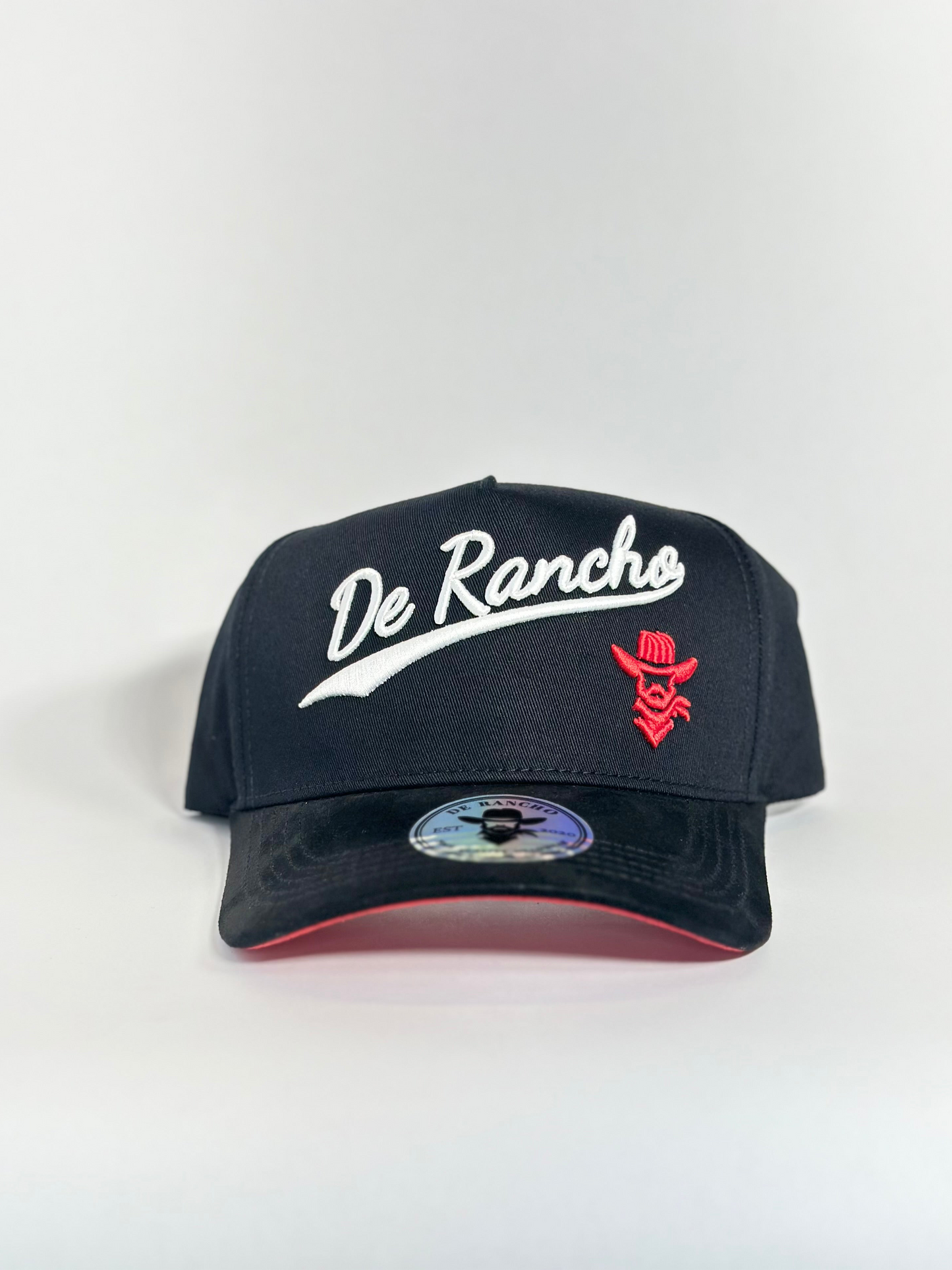 De Rancho Suede Ball Cap (Black) DR239