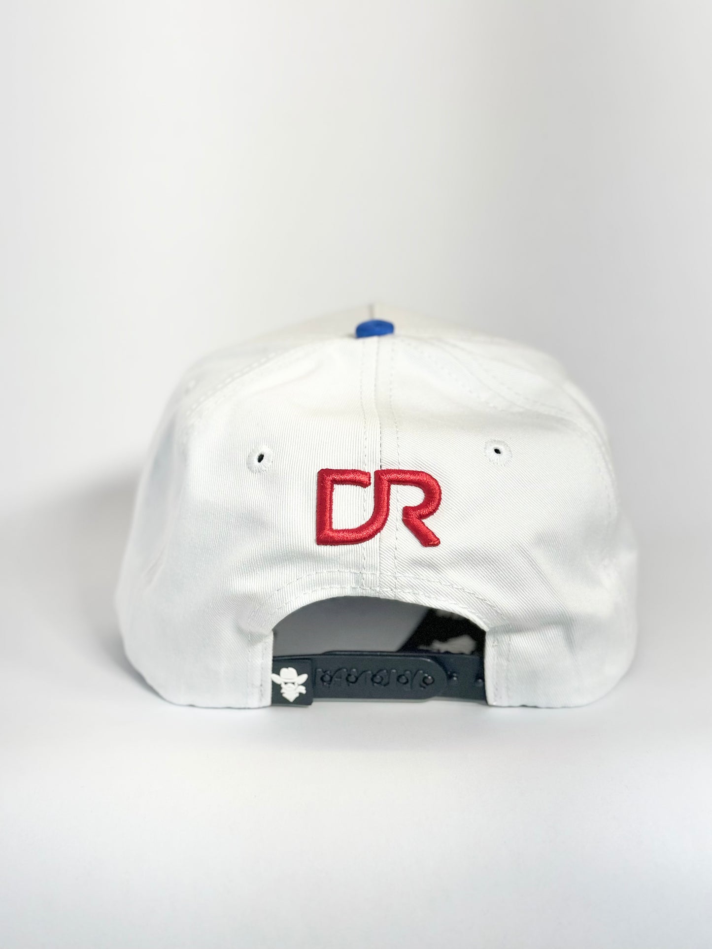 De Rancho Suede Ball Cap (White/Blue) DR240