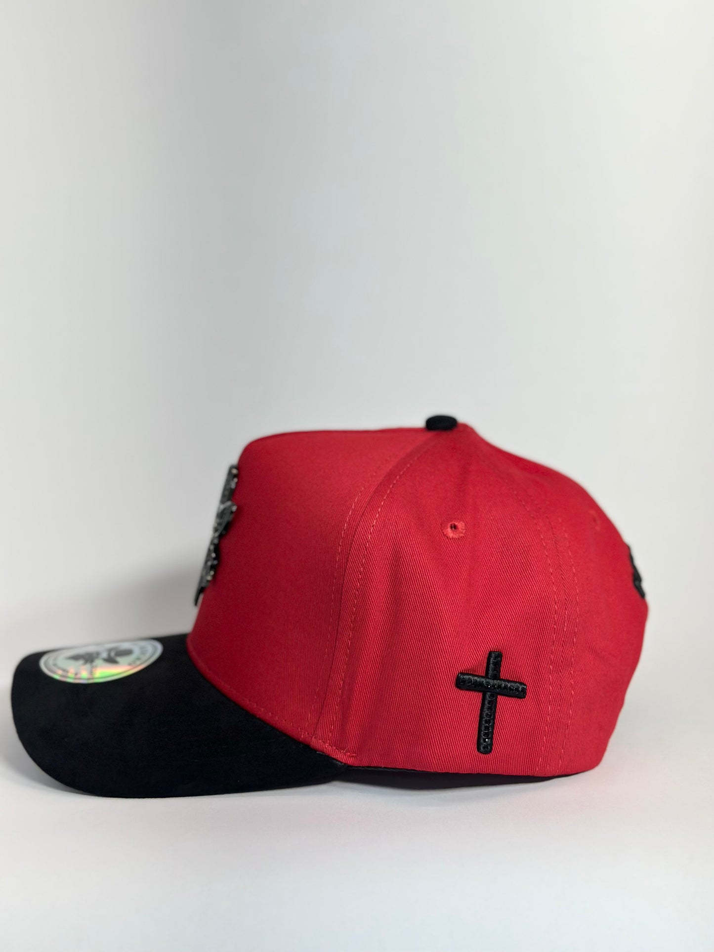 De Rancho DIAMOND DUST SUEDE Special Edition Hat (Red) DR234