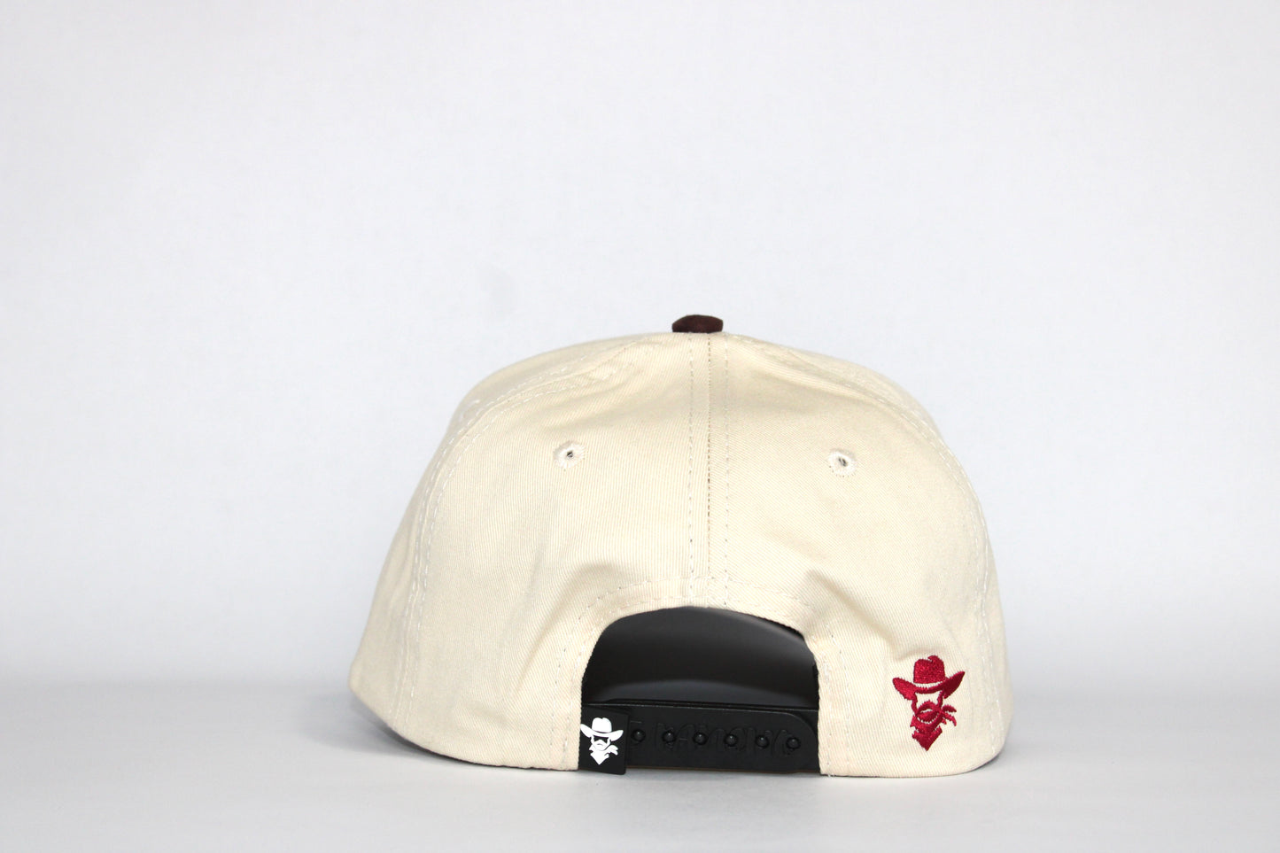 De Rancho Sierra Sunset a-frame hat (Cream/Brown)