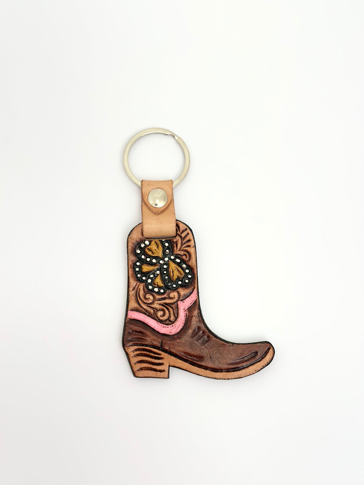 De Rancho Heart/Boot Keychains