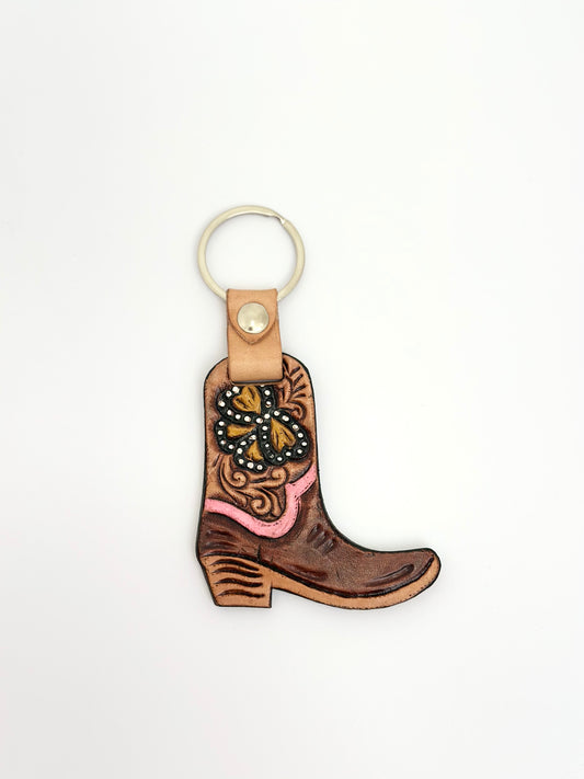 De Rancho Heart/Boot Keychains