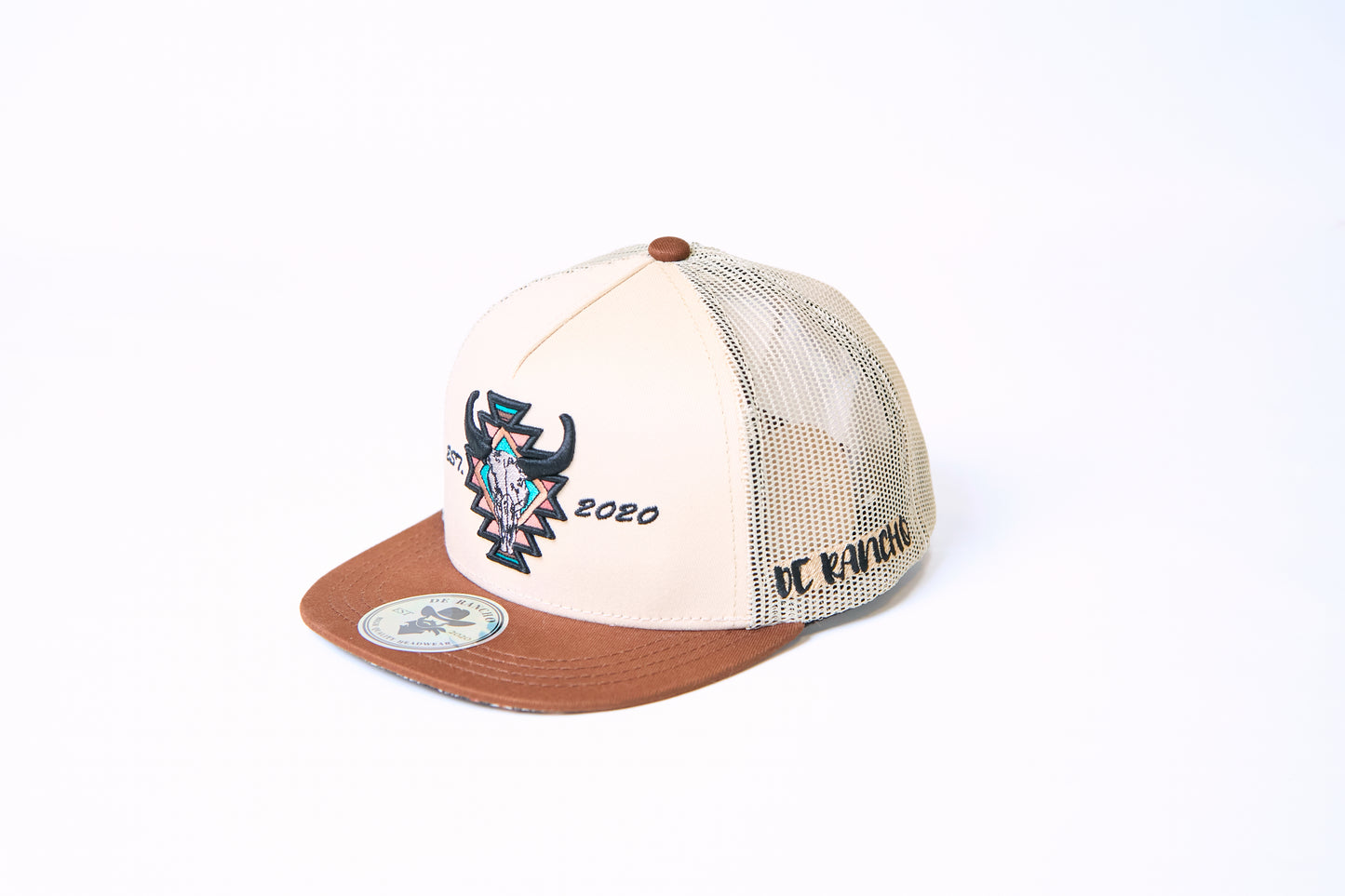 De Rancho Craneó Hat Kids(Cream/Brown) DR110