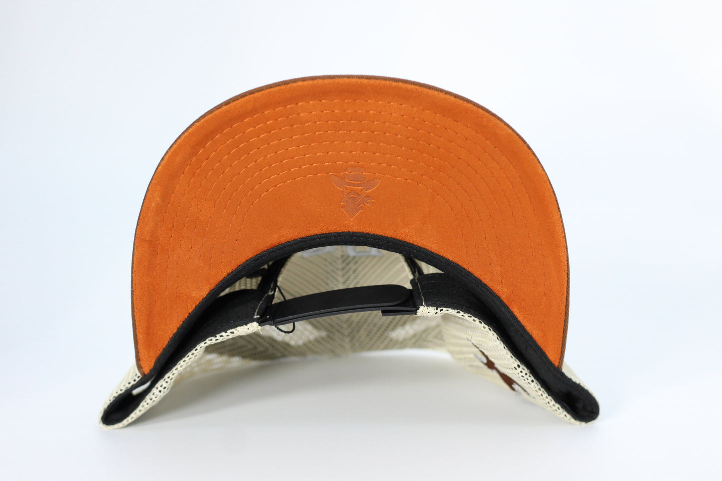 De Rancho Texas Rooster Hat (Cream/Brown)