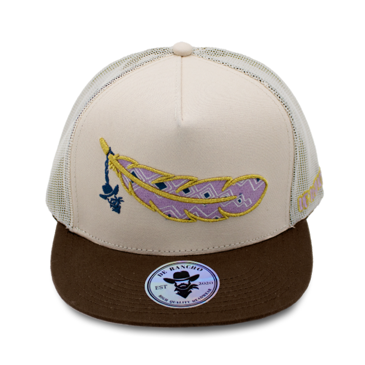 De Rancho Gold Feather (Khaki) DR015