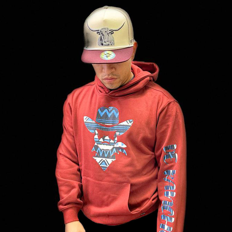 Blue Aztec De Rancho Hoodie