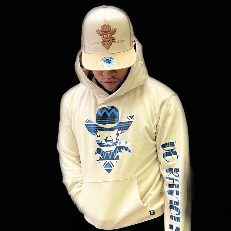 Blue Aztec De Rancho Hoodie