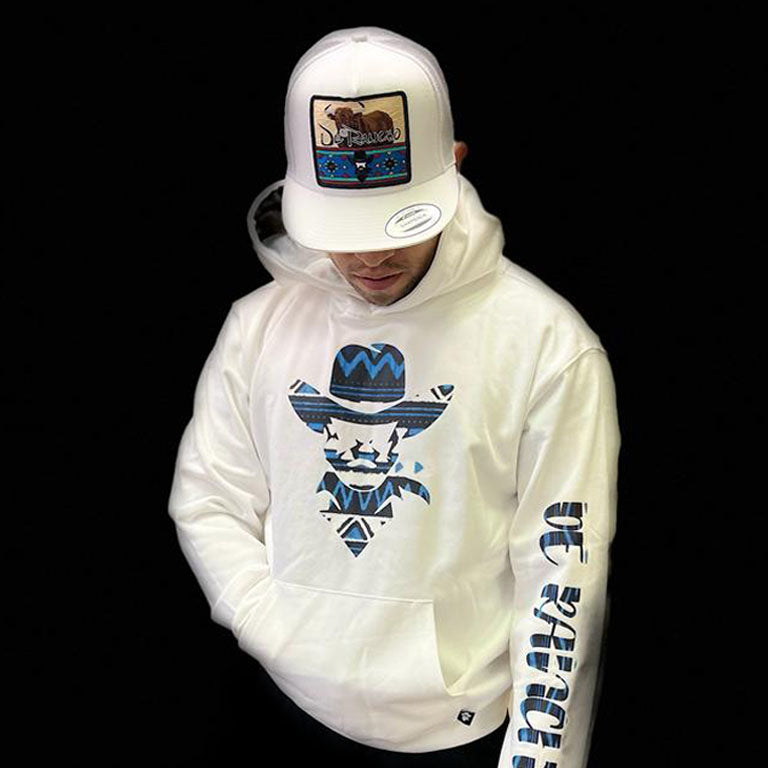 Blue Aztec De Rancho Hoodie