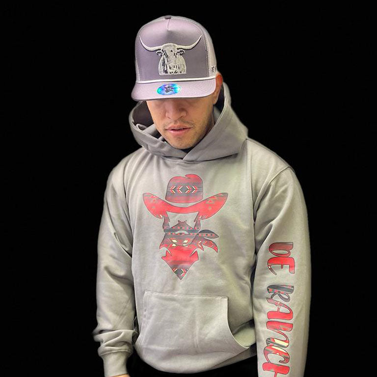 Red Aztec De Rancho Hoodie