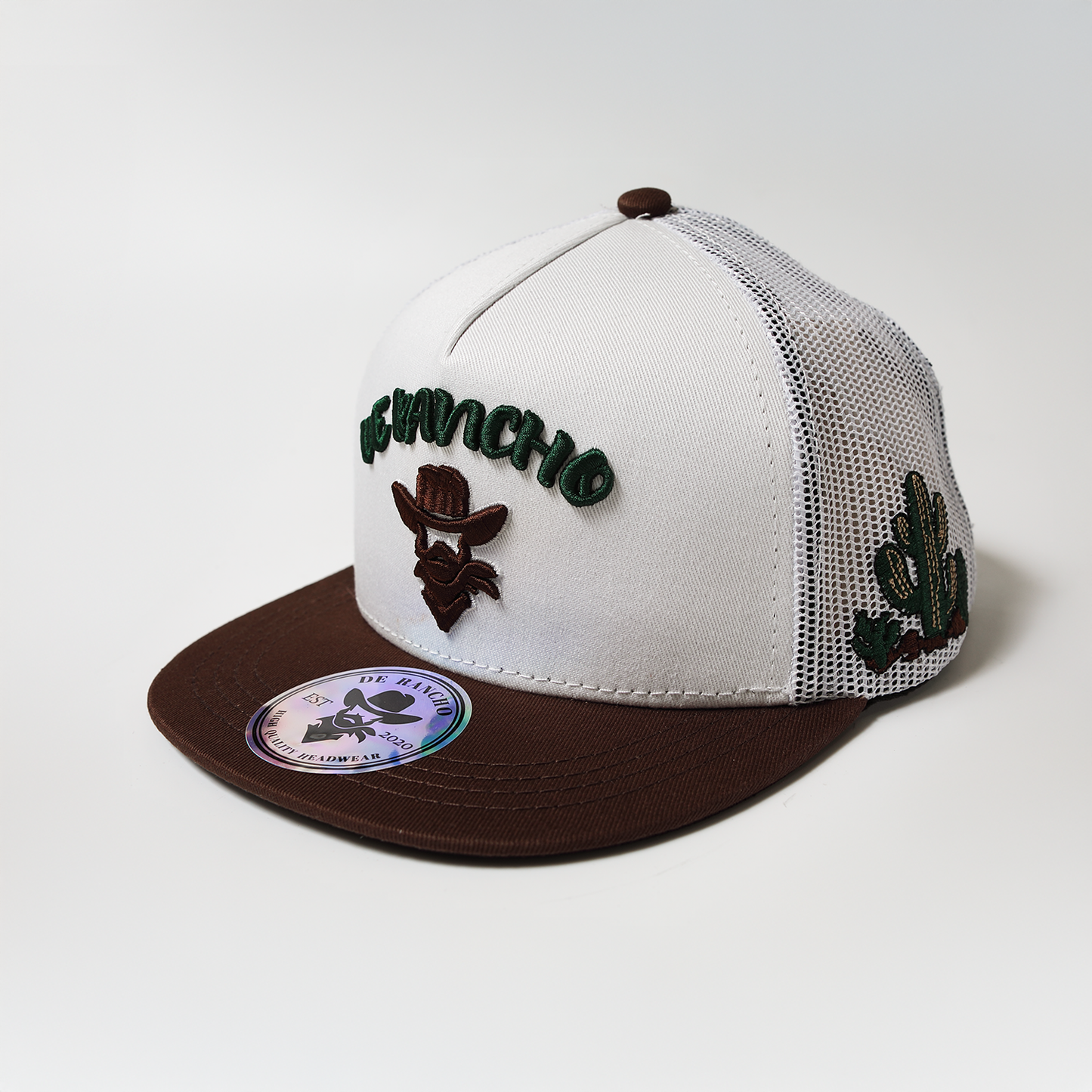 De Rancho Catcus Kids (White/Brown) DR116