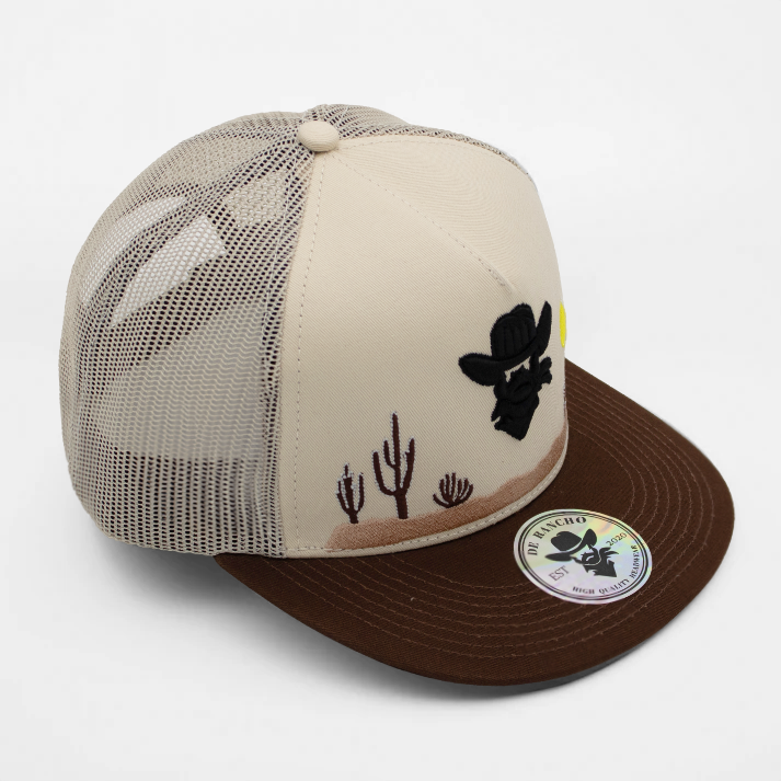 De Rancho Desert Cowboy Glow In The Dark (Cream/Brown) DR023