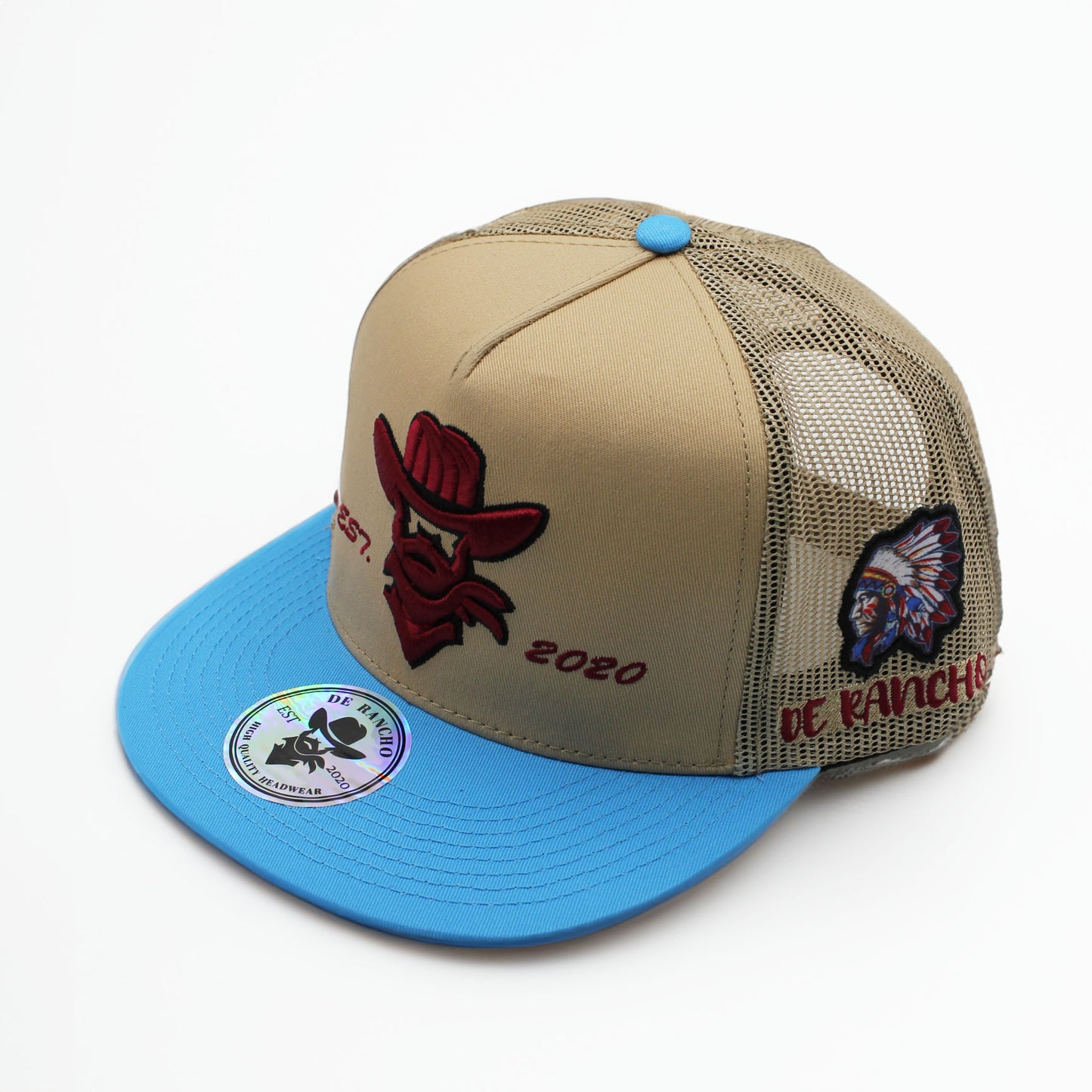 De Rancho Chief (khaki/aqua)