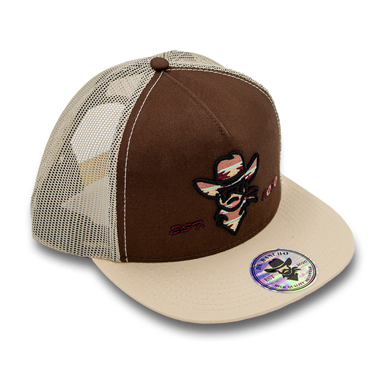 Cowboy with Aztec pattern (Brown)