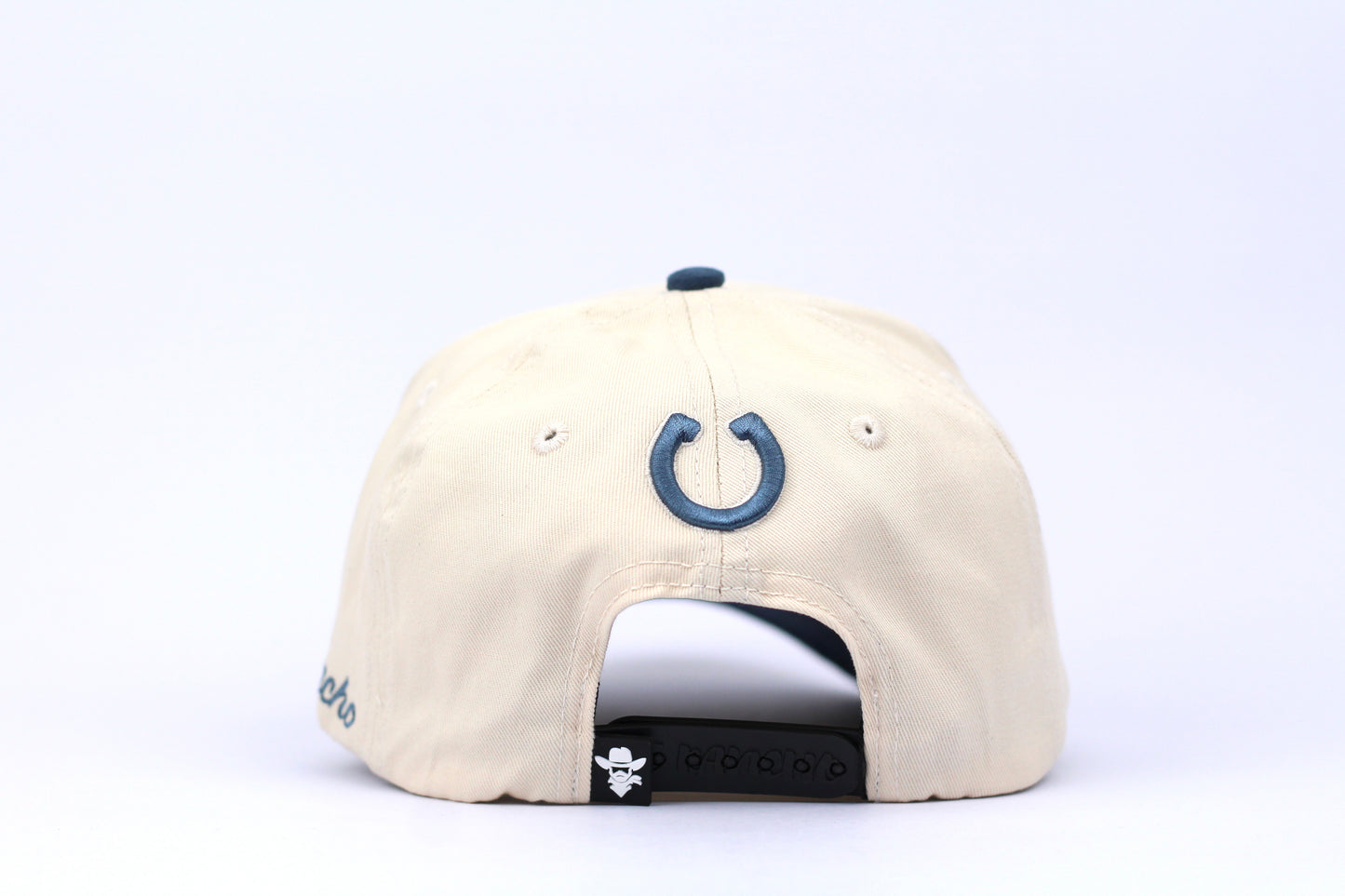 De Rancho Herradura a-frame hat (Beige/Blue)