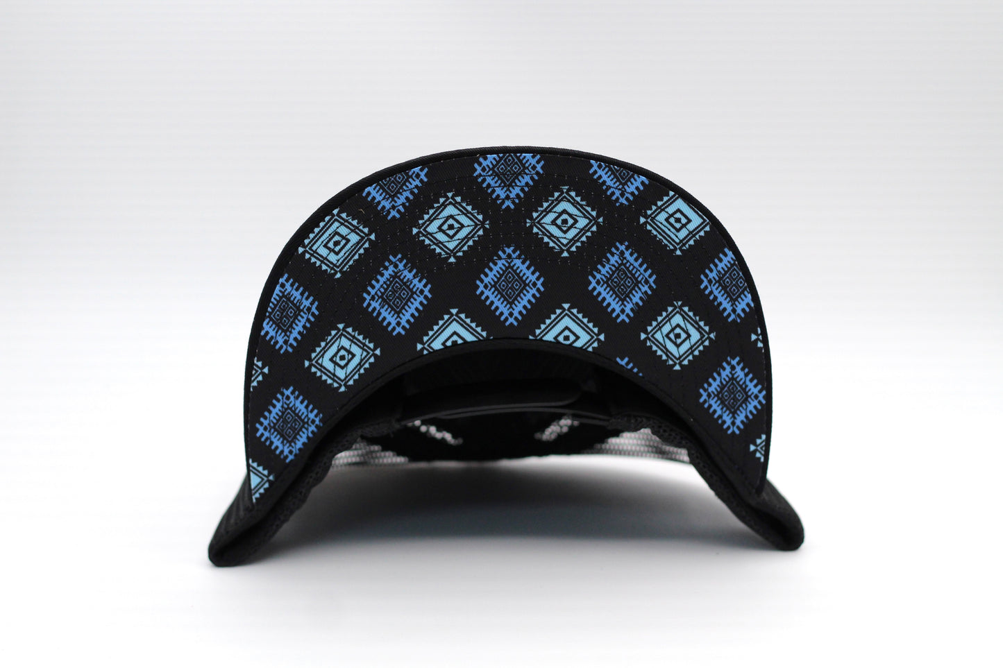 De Rancho Fine Aztec Print Hat (Blue/Black)