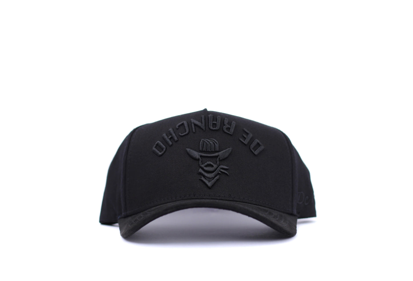 De Rancho a-frame hat Backwards logo (Black) DR266