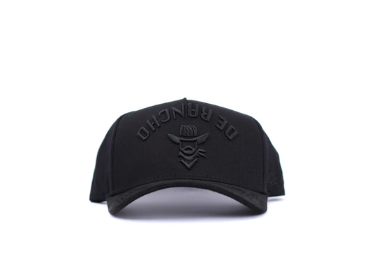 De Rancho a-frame hat Backwards logo (Black)