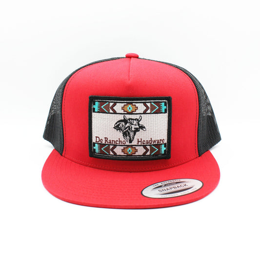 De Rancho Aztec Bull (Red/black)