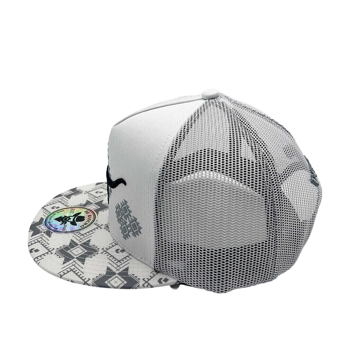 De Rancho Longhorn Calavera (White)