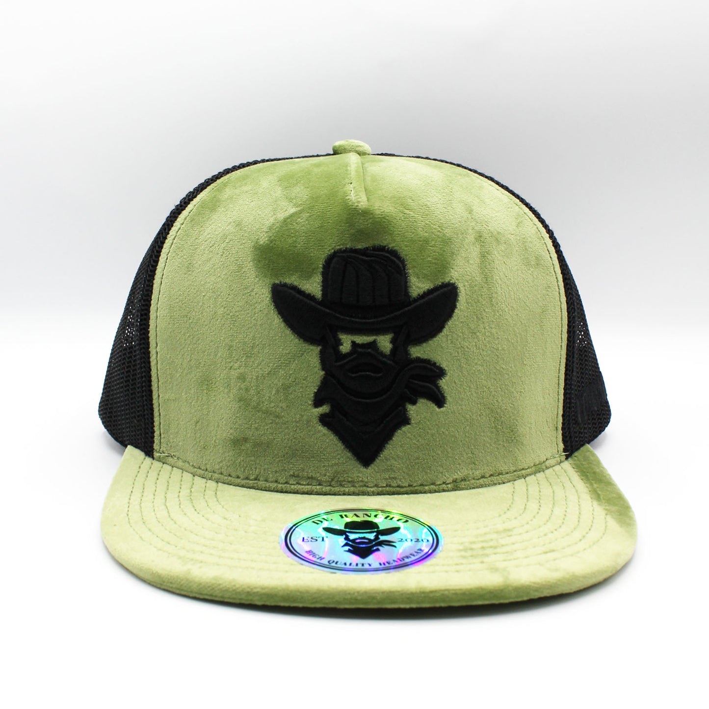 De Rancho Velvet (lime/black)