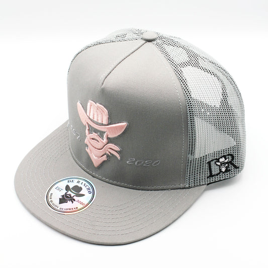 De Rancho logo (Grey/Salmon)