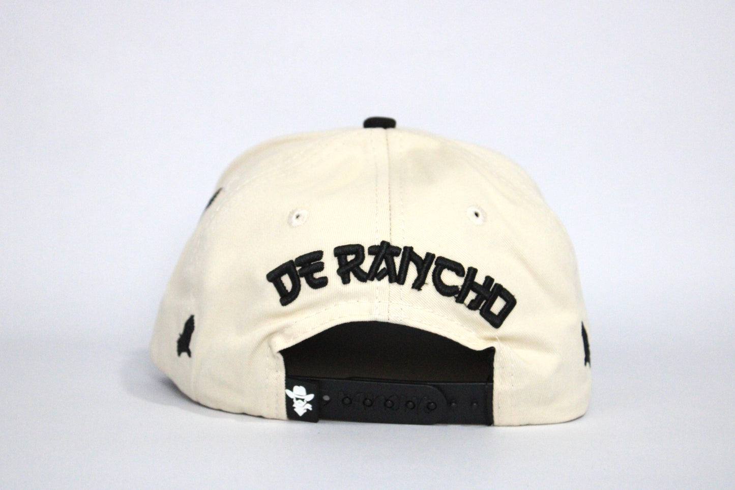 De Rancho Zopilote a-frame hat (Cream/Black)