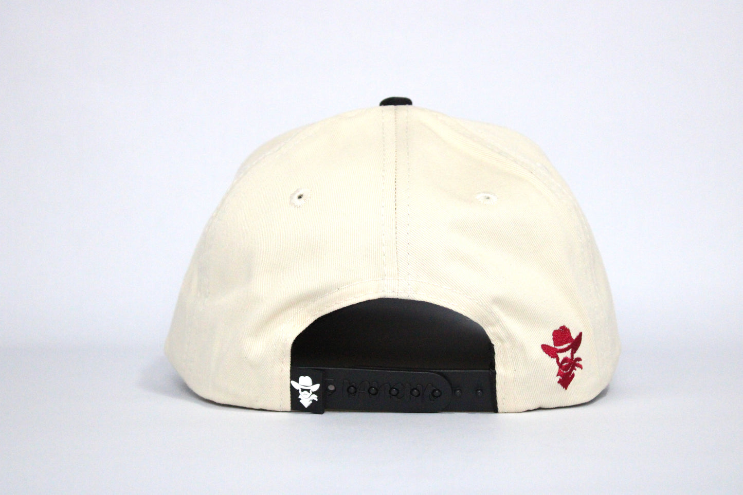 De Rancho Sierra Sunset a-frame hat (Cream/Black)