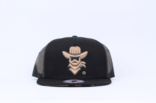De Rancho Snake print Hat (Black)