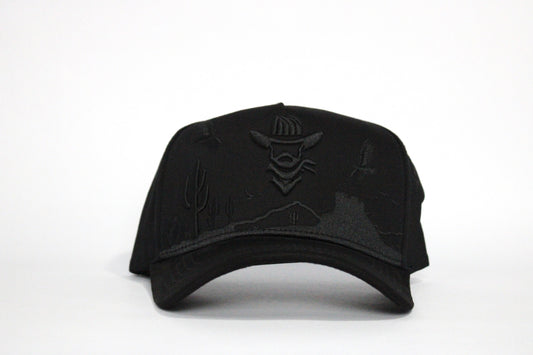 De Rancho Zopilote a-frame hat (Black)