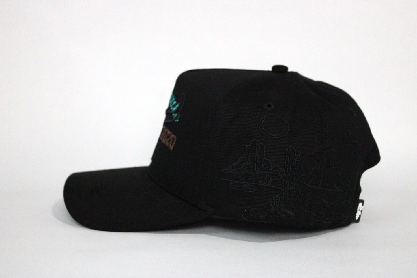 De Rancho Dessert Skull a-frame hat (Black)