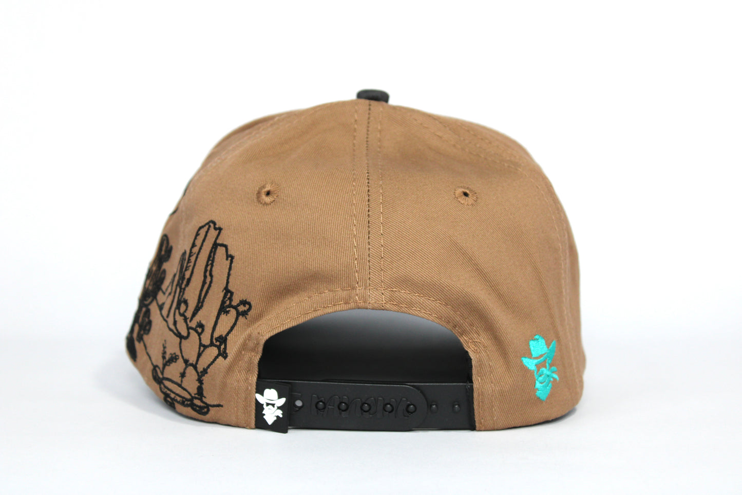 De Rancho Dessert Skull a-frame hat (Brown)