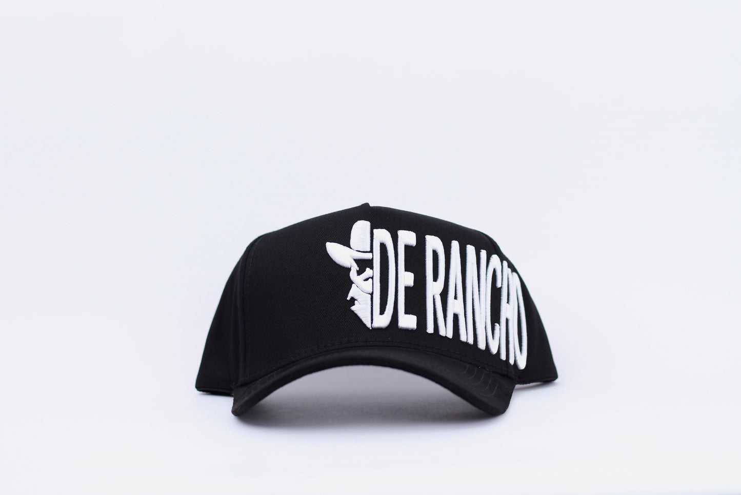 De Rancho a-frame hat white logo (Black) DR269