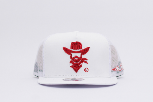 De Rancho Red Rider Hat (White) DR254