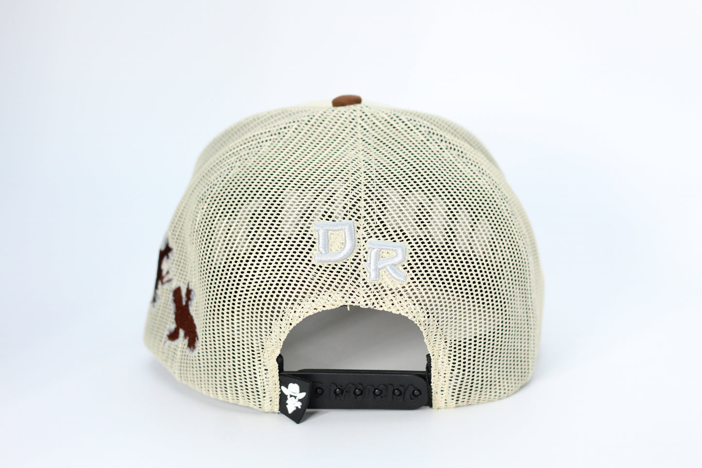 De Rancho Texas Rooster Hat (Cream/Brown)