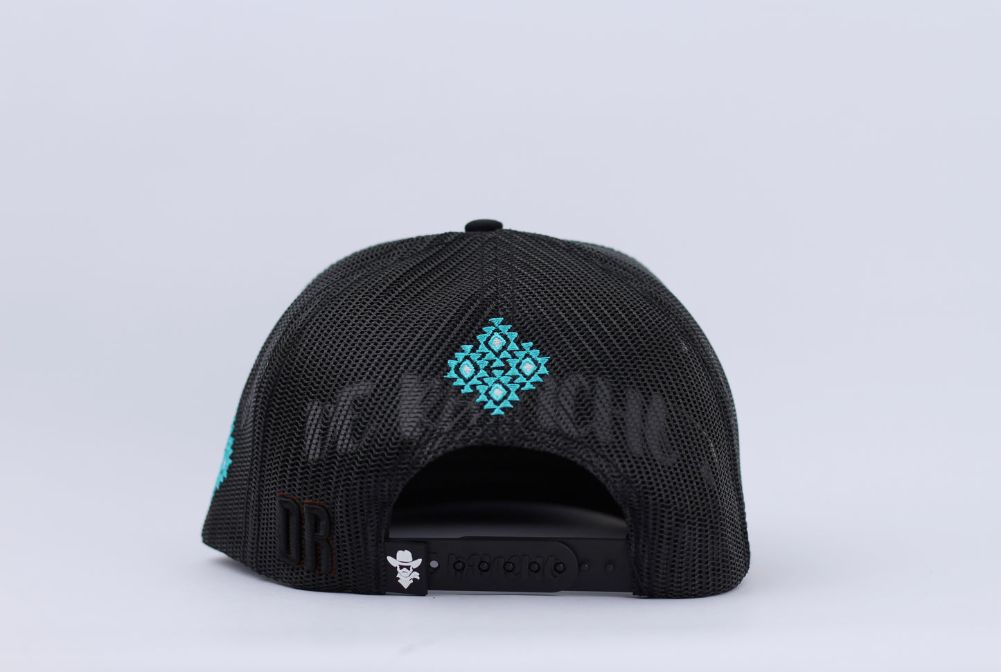 De Rancho Western Print Hat (Black) DR245