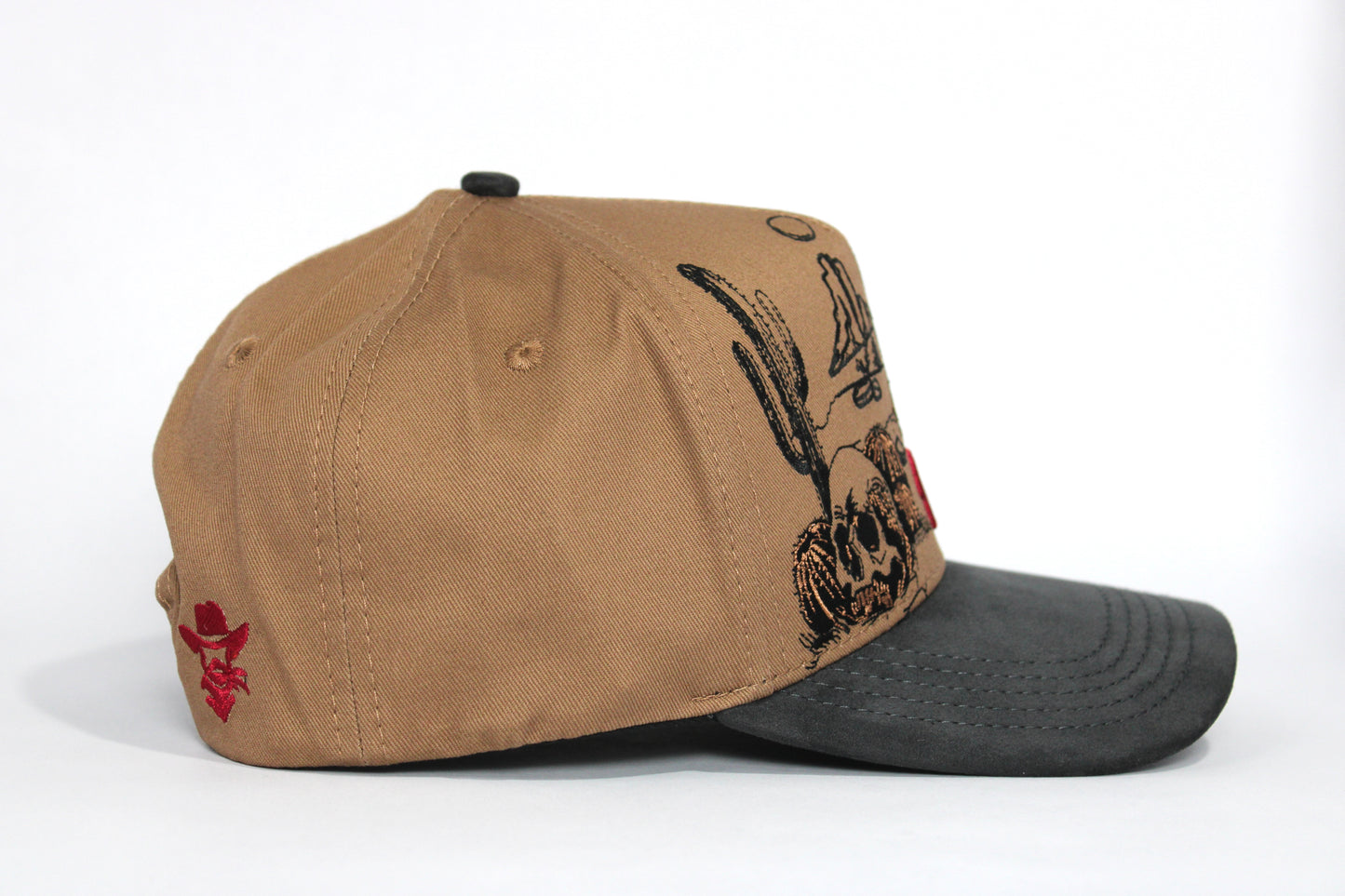 De Rancho Sierra Sunset a-frame hat (Brown/Black)