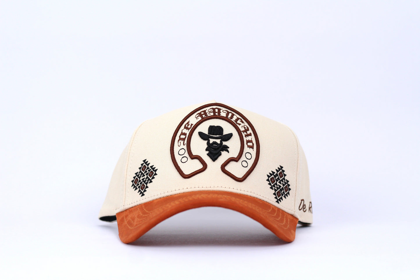 De Rancho Herradura a-frame hat (Beige/Orange)