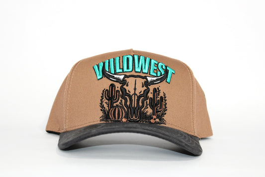 De Rancho Wild West a-frame hat (Brown)