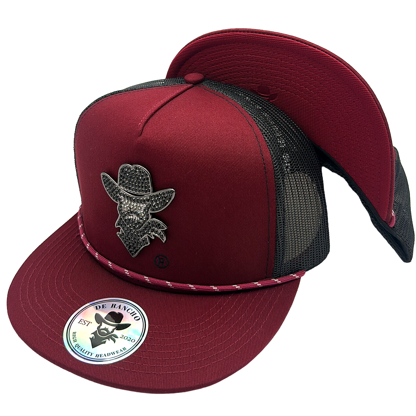De Rancho DIAMOND DUST Special Edition Hat (Burgundy)