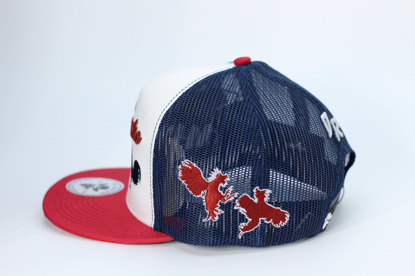 De Rancho Texas Rooster Hat (White/Red)