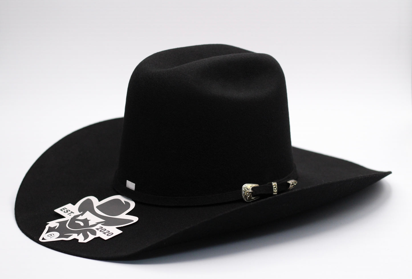 De Rancho Black Mini Tejana with Silver Buckle