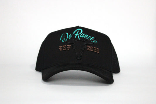 De Rancho Dessert Skull a-frame hat (Black)