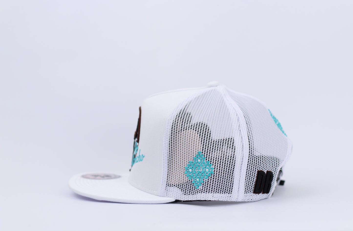 De Rancho Western Print Hat (White) DR246