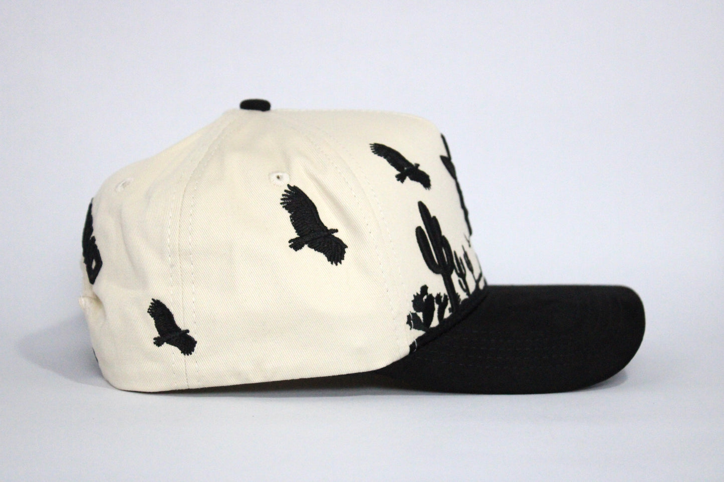 De Rancho Zopilote a-frame hat (Cream/Black)